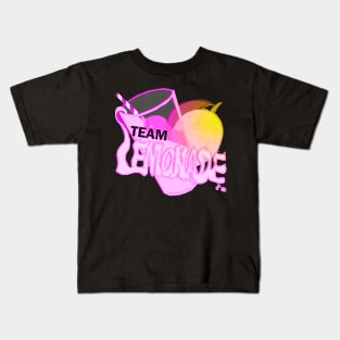 Team Lemonade - Pink - No watermark Kids T-Shirt